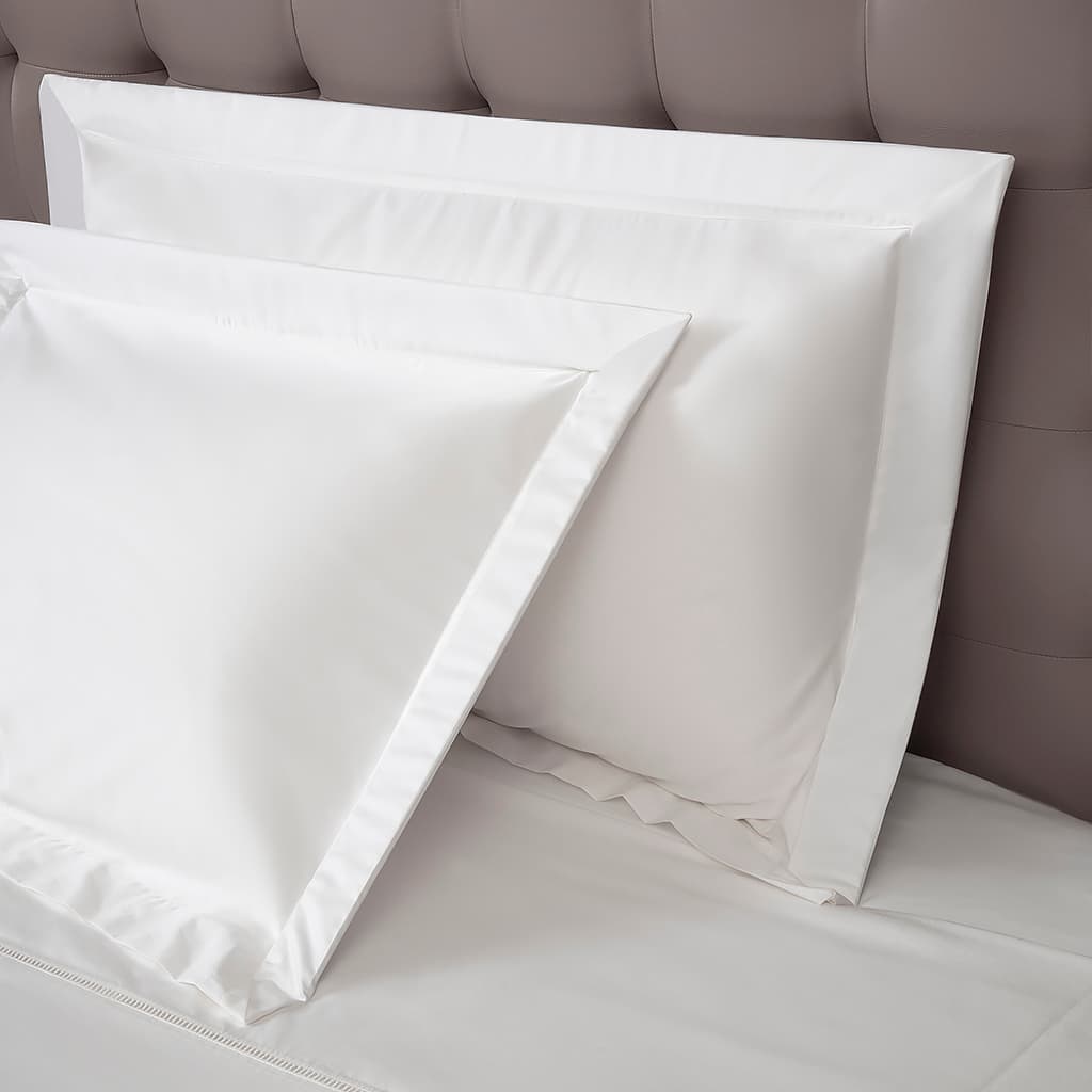 JUEGO DE FUNDAS SHAM PARA ALMOHADA LISA (2 FUNDAS)