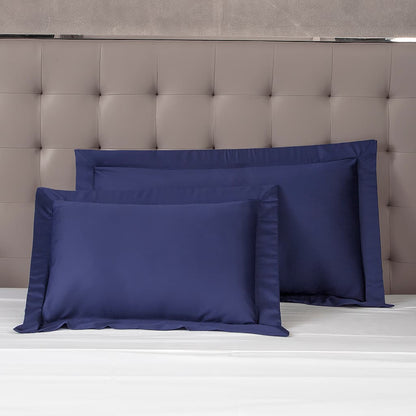JUEGO DE FUNDAS SHAM PARA ALMOHADA LISA (2 FUNDAS)